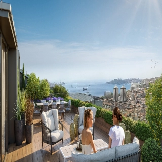 Bosphorus View Apartments For Sale in Referans Besiktas